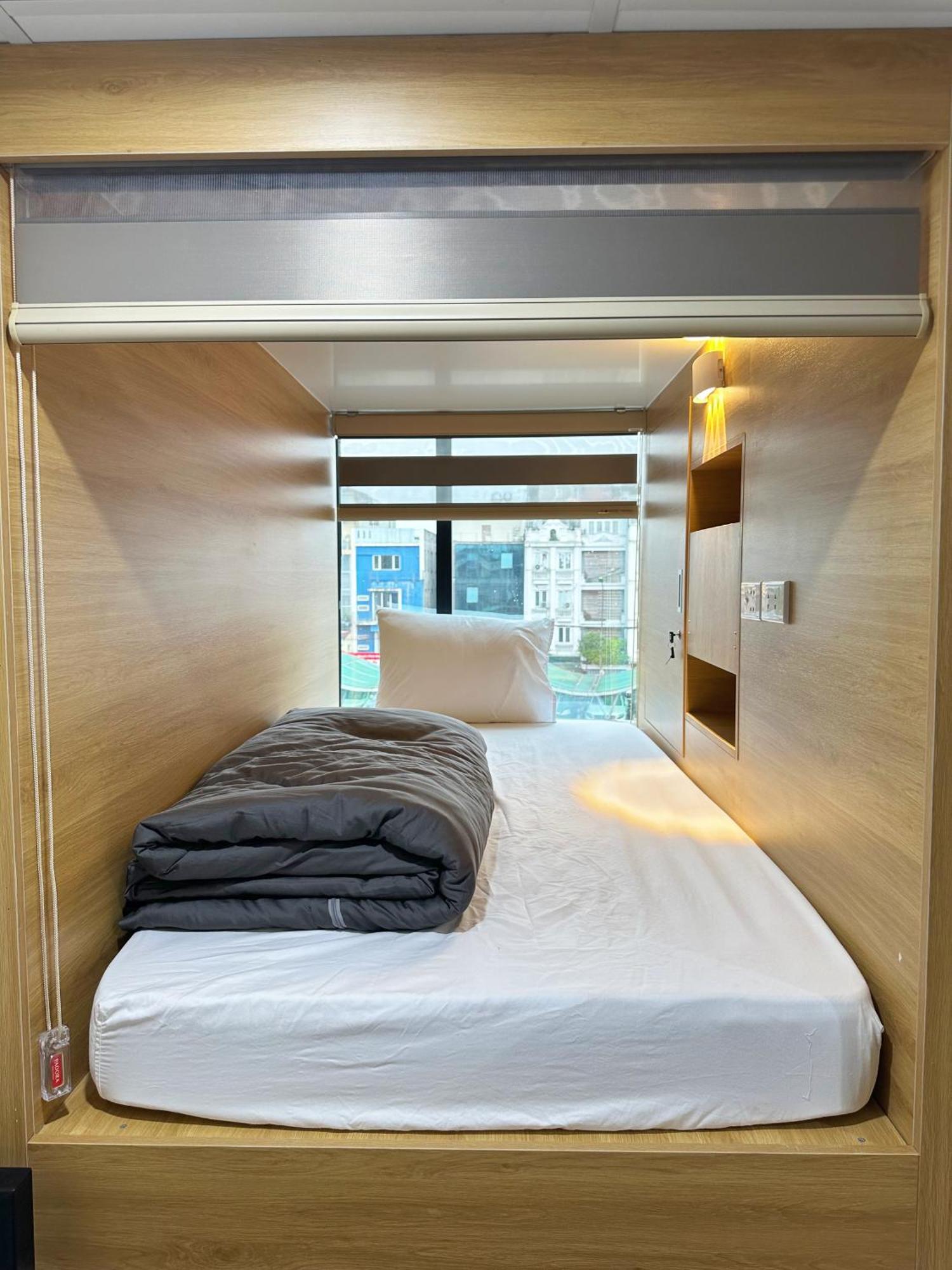 Hanoi Capsule Station Hostel Esterno foto